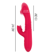 INTENSE - VIBRATEUR UP  DOWN RECHARGEABLE MULTIFONCTION DUA AVEC LANGUE ROUGE