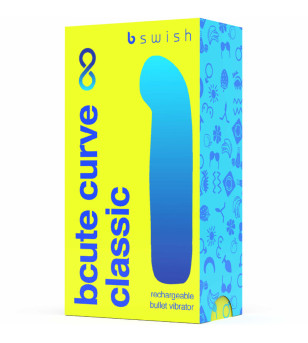 B SWISH - VIBRATEUR EN SILICONE RECHARGEABLE BCUTE CURVE INFINITE CLASSIC JAUNE