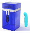 B SWISH - VIBRATEUR RECHARGEABLE EN SILICONE BLEU BCUTE CURVE INFINITE CLASSIC ÉDITION LIMITÉE