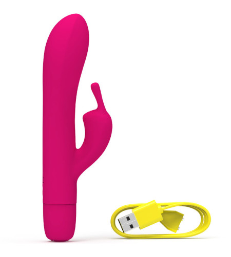 B SWISH - VIBRATEUR RECHARGEABLE CLASSIQUE BWILD BUNNY INFINITE SILICONE ROSE