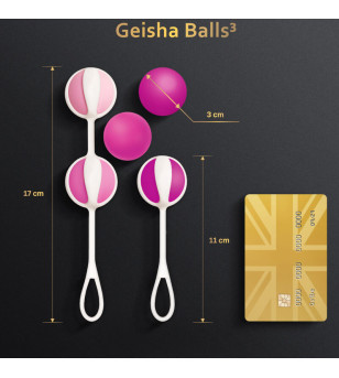 G-VIBE - SET 5 BOULES DE GEISHA3 ROSE