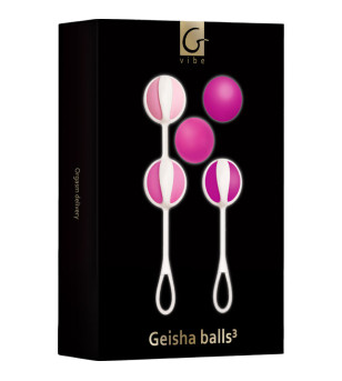 G-VIBE - SET 5 BOULES DE GEISHA3 ROSE
