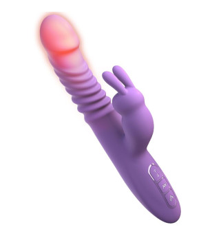 FANTASY FOR HER - STIMULATEUR DE CLITORIS DE LAPIN AVEC FONCTION CHALEUR OSCILLATION ET VIBRATION VIOLET