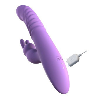 FANTASY FOR HER - STIMULATEUR DE CLITORIS DE LAPIN AVEC FONCTION CHALEUR OSCILLATION ET VIBRATION VIOLET