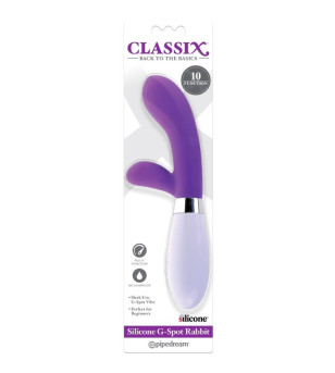 CLASSIX - VIBRATEUR RABBIT G-SPOT SILICONE VIOLET