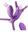 FANTASY FOR HER - HARNAIS PAPILLON G-SPOT AVEC VIBRATEUR, RECHARGEABLE ET TÉLÉCOMMANDE VIOLET