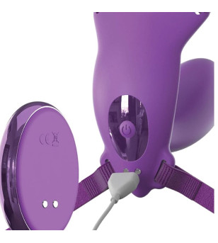 FANTASY FOR HER - HARNAIS PAPILLON G-SPOT AVEC VIBRATEUR, RECHARGEABLE ET TÉLÉCOMMANDE VIOLET