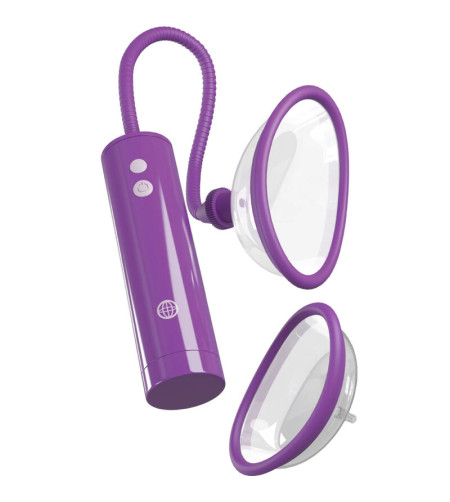 FANTASY FOR HER - KIT DE POMPE À ONDES STIMULANTES CLITORIDIENNES RECHARGEABLE TAILLE S/L