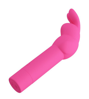 PRETTY LOVE - VIBRATEUR EN SILICONE LAPIN GERARDO FUSCHIA