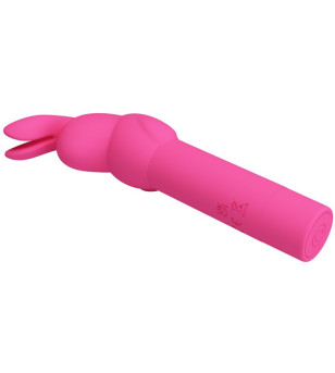 PRETTY LOVE - VIBRATEUR EN SILICONE LAPIN GERARDO FUSCHIA