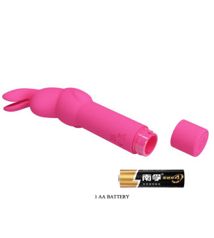 PRETTY LOVE - VIBRATEUR EN SILICONE LAPIN GERARDO FUSCHIA