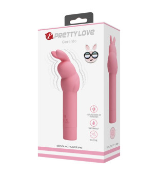 PRETTY LOVE - VIBRATEUR EN SILICONE LAPIN ROSE GERARDO