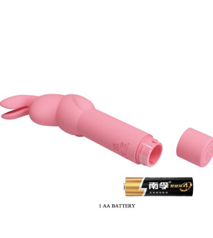 PRETTY LOVE - VIBRATEUR EN SILICONE LAPIN ROSE GERARDO