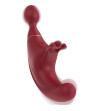 ADRIEN LASTIC - FUSION STIMULATEUR TRIPLE CLITORIS  POINT G ROUGE