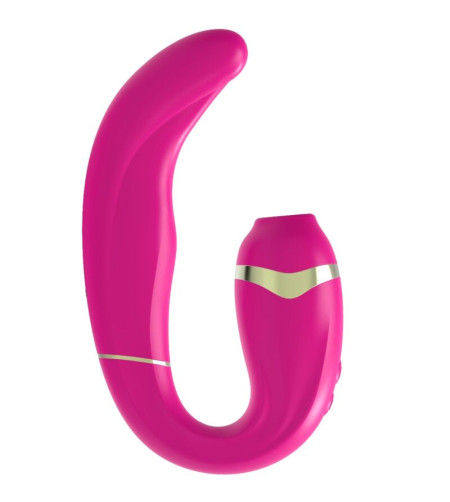 ADRIEN LASTIC - MYG CLITORIS SUCKER ET STIMULATEUR DE POINT G ROSE