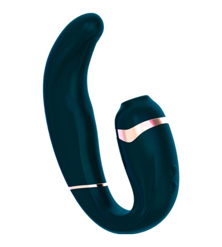 ADRIEN LASTIC - MYG CLITORIS SUCKER ET STIMULATEUR DE POINT G VERT FONCÉ