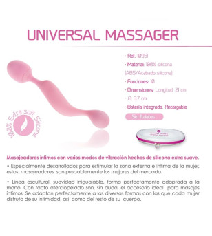 FEMINTIMATE - VIBRATEUR UNIVERSEL EN SILICONE ROSE