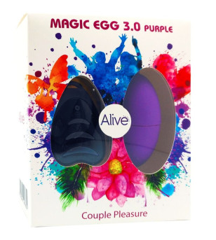 ALIVE - MAGIC EGG 3.0 OEUF VIBRANT TÉLÉCOMMANDE VIOLET
