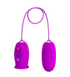 PRETTY LOVE - VIBRATEUR RECHARGEABLE DAISY DUAL EGG VIOLET