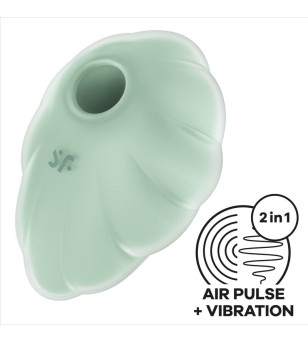 SATISFYER - VIBRATEUR CLOUD DANCER BLEU AIR PULSE