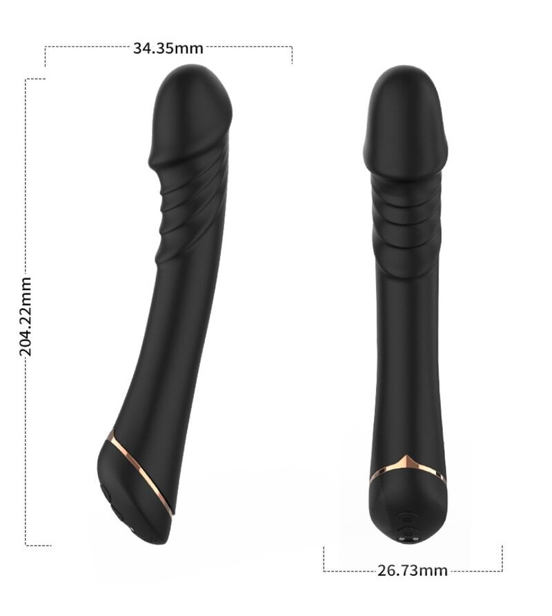 ARMONY - GODE VIBRATEUR SILICONE NOIR