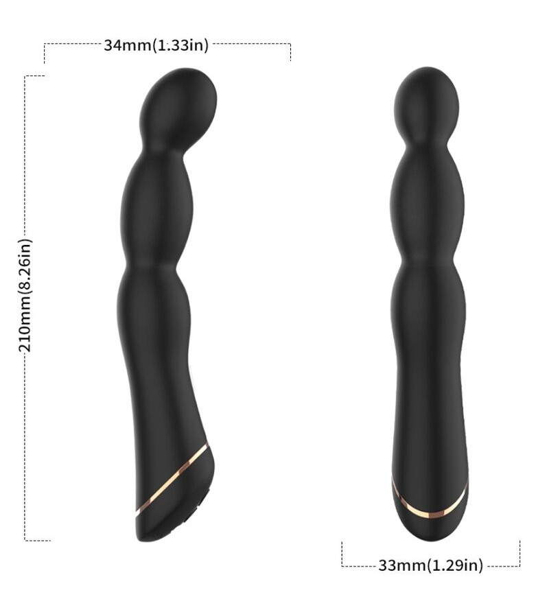 ARMONY - VIBRATEUR BAMBU RÉGLABLE NOIR