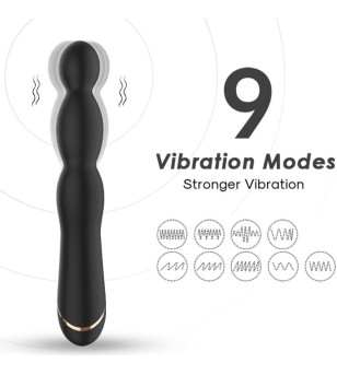 ARMONY - VIBRATEUR BAMBU RÉGLABLE NOIR