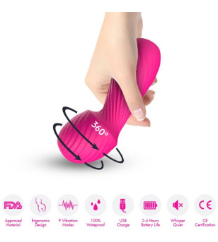 ARMONY - DAZZLE MASSAGER  VIBRATEUR PETIT FUCHSIA