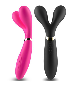 ARMONY - Y-WAND MASSAGE  VIBRATEUR DOUBLE TÊTE NOIR