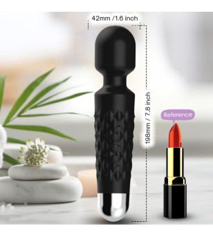 ARMONY - MASSEUR ET VIBRATEUR POSTMAN TÊTE SUPER FLEXIBLE NOIR