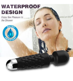 ARMONY - MASSEUR ET VIBRATEUR POSTMAN TÊTE SUPER FLEXIBLE NOIR