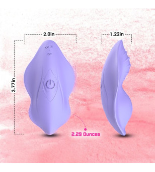 ARMONY - WHISPER WEARABLE PANTIES VIBRATEUR TÉLÉCOMMANDE VIOLET