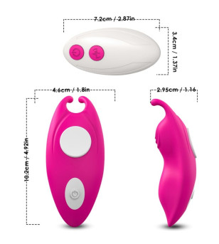 ARMONY - HONEYBEE WEARABLE PANTIES VIBRATEUR G-SPOT TÉLÉCOMMANDE FUCHSIA