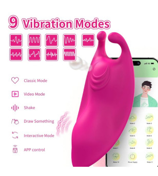 ARMONY - HONEYBEE WEARABLE PANTIES VIBRATEUR G-SPOT FUCHSIA - APPLICATION GRATUITE