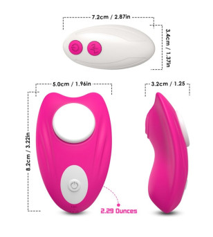 ARMONY - CULOTTE PORTABLE PAPILLON VIBRATEUR TÉLÉCOMMANDE ROSE