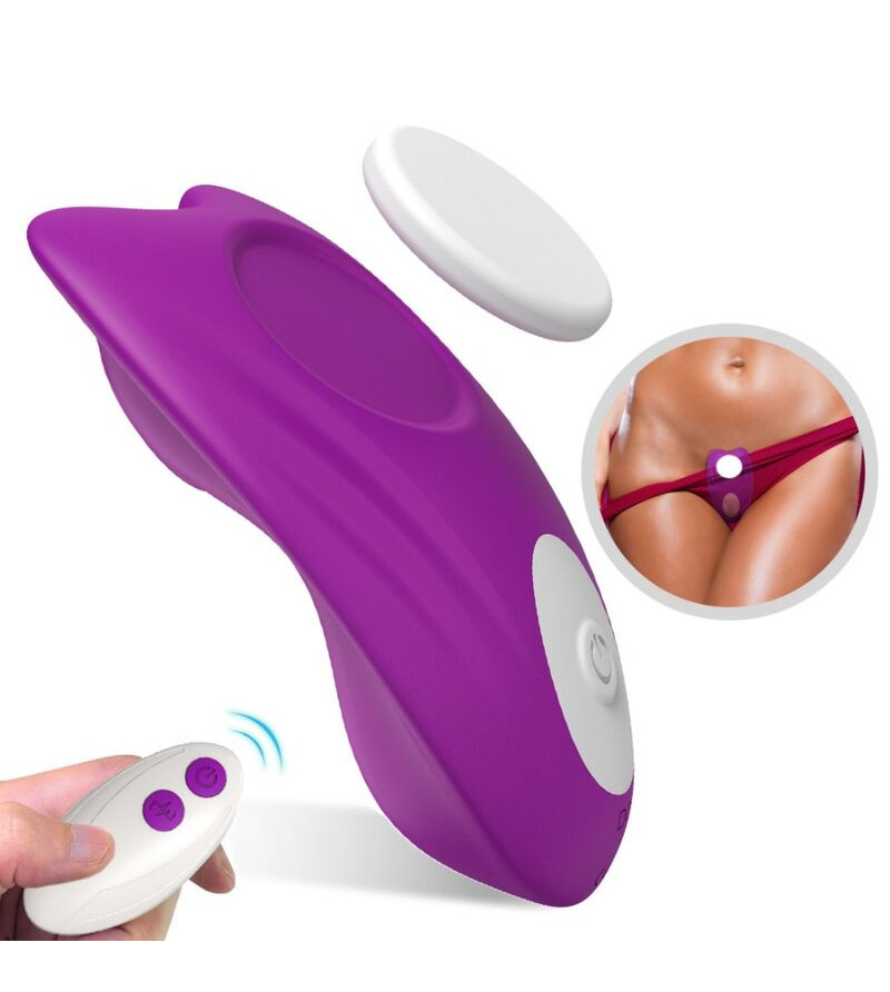 ARMONY - CULOTTE PORTABLE PAPILLON VIBRATEUR TÉLÉCOMMANDE VIOLET