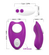 ARMONY - CULOTTE PORTABLE PAPILLON VIBRATEUR TÉLÉCOMMANDE VIOLET