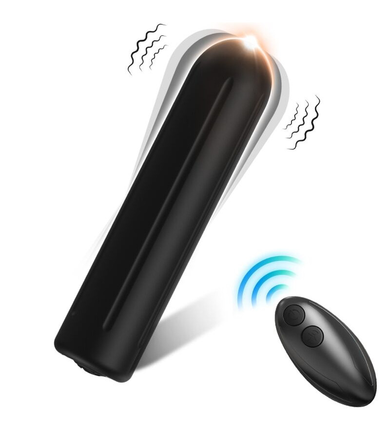 ARMONY - WARHEAD VIBRATOR BULLET TÉLÉCOMMANDE NOIR 2 CM X 8.8 CM