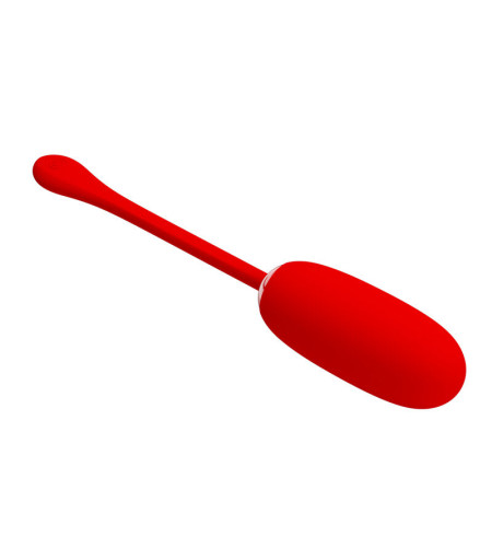 PRETTY LOVE - OEUF VIBRANT JULIUS IMPERMÉABLE-RECHARGEABLE ROUGE