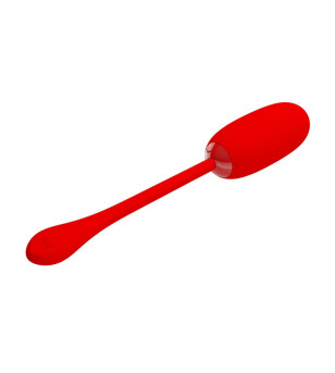 PRETTY LOVE - OEUF VIBRANT JULIUS IMPERMÉABLE-RECHARGEABLE ROUGE