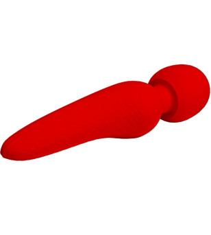 PRETTY LOVE - MASSEUR MEREDITH 12 MODES DE VIBRATION ROUGE