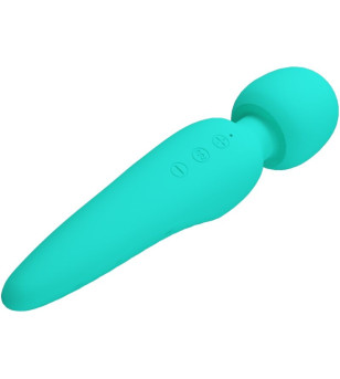 PRETTY LOVE - MASSEUR MEREDITH 12 MODES DE VIBRATION VERT AQUA