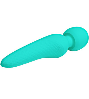 PRETTY LOVE - MASSEUR MEREDITH 12 MODES DE VIBRATION VERT AQUA