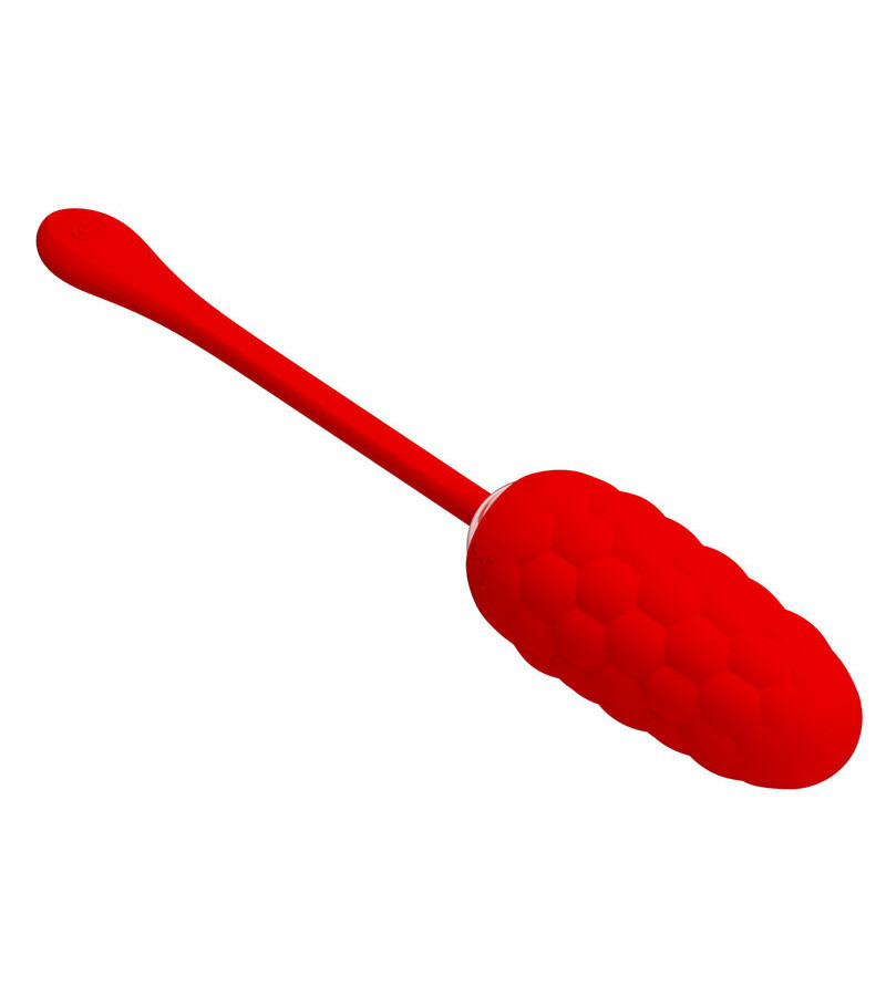 PRETTY LOVE - OEUF VIBRANT  TEXTURE MARINE RECHARGEABLE ROUGE