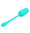 PRETTY LOVE - OEUF VIBRANT  TEXTURE MARINE RECHARGEABLE AQUA GREEN