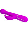PRETTY LOVE - VIBRATEUR DEJON RABBIT 3 EN 1 MULTIFONCTION VIOLET