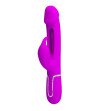 PRETTY LOVE - VIBRATEUR DEJON RABBIT 3 EN 1 MULTIFONCTION  FUCSIA