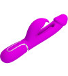 PRETTY LOVE - VIBRATEUR DEJON RABBIT 3 EN 1 MULTIFONCTION  FUCSIA