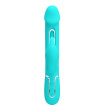 PRETTY LOVE - VIBRATEUR DEJON RABBIT 3 EN 1 MULTIFONCTION VERT AQUA