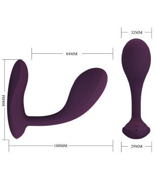 PRETTY LOVE - BAIRD APPLICATION LILA RECHARGEABLE G-SPOT 12 VIBRATIONS